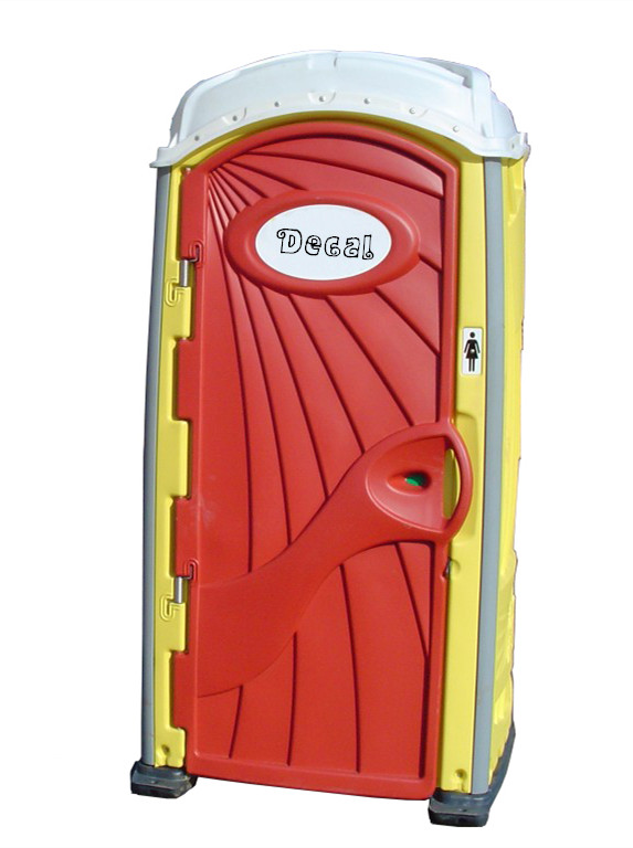 Colorful Portable Restrooms